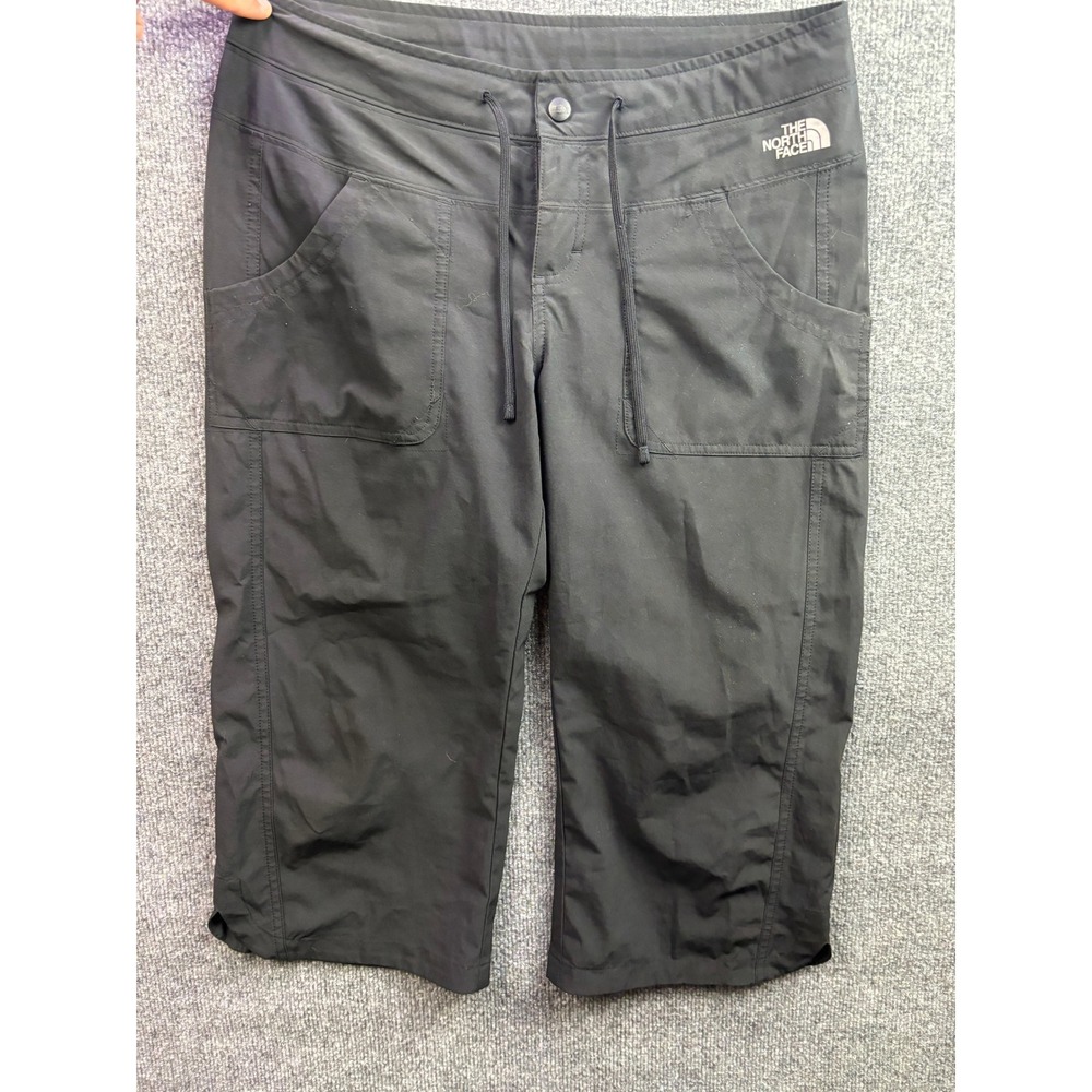 The North Face Capri Pants Womens 6 Black TNF Apex Hiking Outdoor Stretch